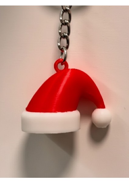 Mini Noel Şapkası Anahtarlık
