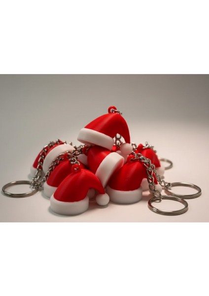 Mini Noel Şapkası Anahtarlık modelleri