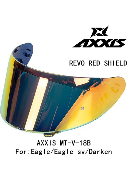 V18B Uyumlu Vizör Axxıs V18B, Rs2, Nro, Axxıs Draken(Eski Model)Eaglesv Kasklara Uyum Sağlar