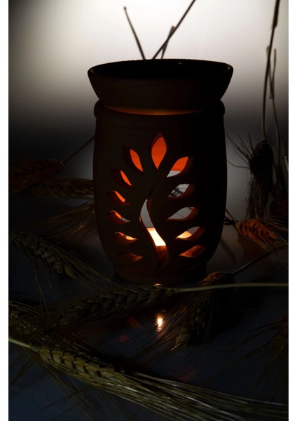 Yaprak Model El Yapımı Çömlek Buhurdanlık Tütsülük modelleri