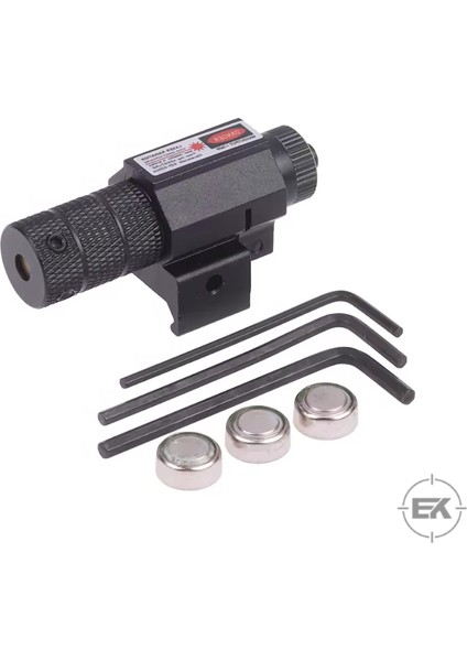 Erolav Taktik Kırmızı Lazer Tabanca Nişangahı - Çelik Silahlar Için Hızlı Hedefleme