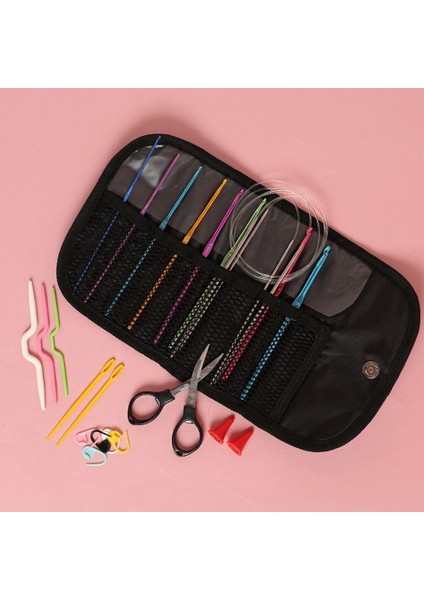 loren çantalı tığ ve örgü aksesuarları seti indirimleri