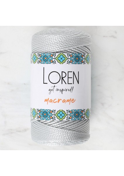 loren macrame gri el örgü ıpi - rm 060 - 34331