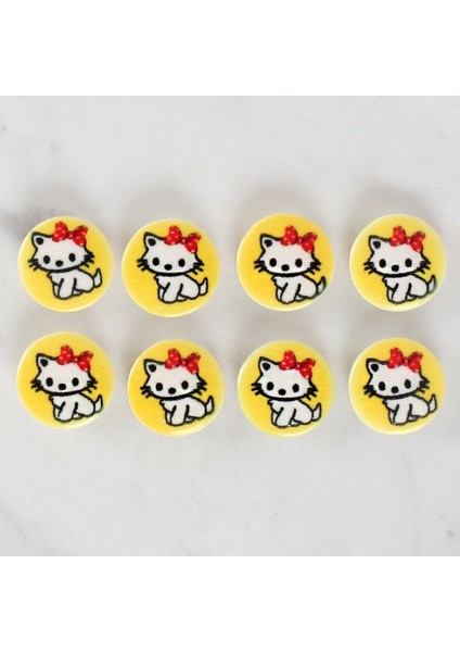 loren crafts 8'li kedi düğme - 1063 fiyatları