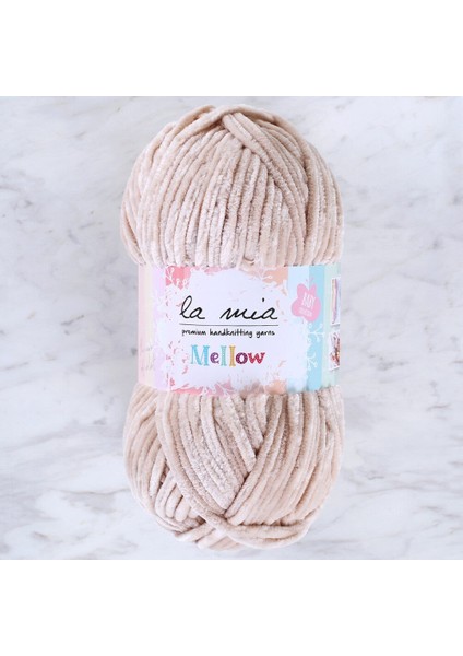 la mia mellow bej el örgü ıpi - 943 - 34179