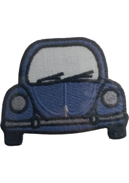 Aplike Ütü Ile Yapışan Vosvos Lacivert Arma 3 cm