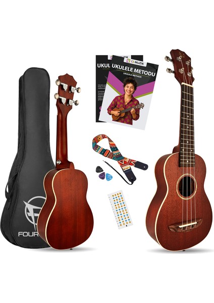 Sydra UKS-21MN Soprano Ukulele Maun Hakiki Ağaç (ÖZEL SERİ) fiyatları