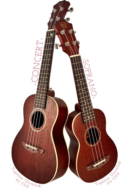 Sydra UKS-21MN Soprano Ukulele Maun Hakiki Ağaç (ÖZEL SERİ) fırsatları