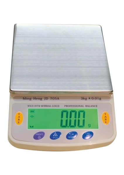 Dijital Göstergeli Profesyonel Hassas Kuyumcu Terazi NVZ-1978 DJ602A (3 Kg-0.01)