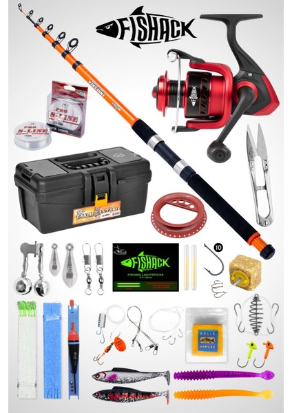 Deniz ve Göl Profesyonel Olta Takımı Seti 2 (Metal 5000'LIK Makine + 330CM 100-300G Atarlı Kamış)