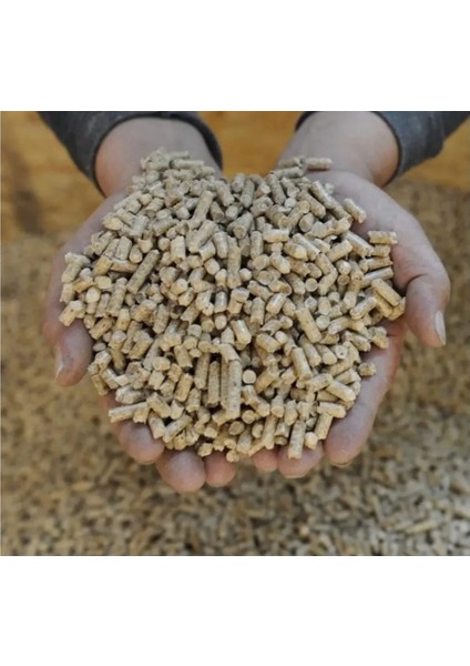 Çam Peleti (15 kg )Yüksek Yanma Enerjisine Sahip 6 mm Şeffaf Poşet A1 Kalite %100 Çam Dumansız Yakıt