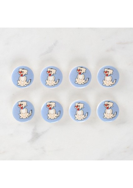 loren crafts 8'li köpek düğme - 1243 fiyatları