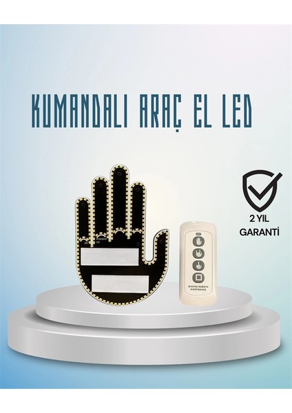Aracınız Için Eğlenceli ve Güvenli Iletişim: LED Jest Lambası, Uzaktan Kumandalı, Kolay Montaj