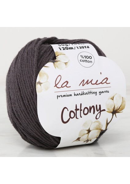 la mia cottony füme bebek el örgü ıpi - p19 - 33558