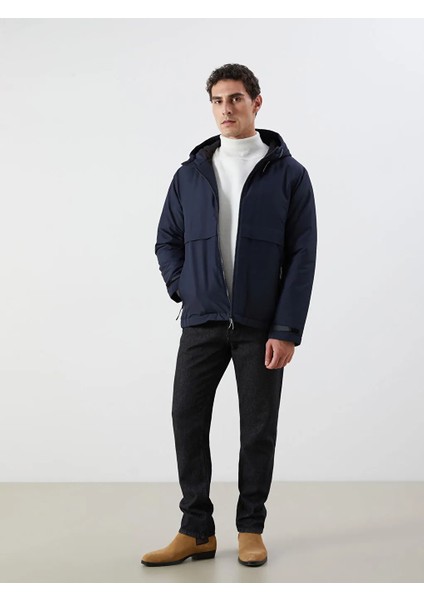 Lcwaıkıkı Classic Lacivert Standart Kalıp Kapüşonlu Erkek Mont fiyatları