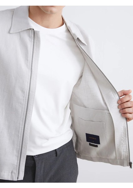 Southblue Bej Standart Kalıp Gömlek Yaka Erkek Mont fırsatları