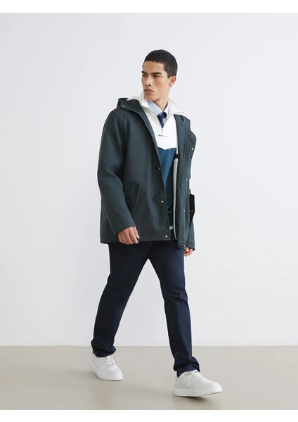 Xsıde Yeşil Kapüşonlu Içi Kürklü Erkek Mont fiyatları