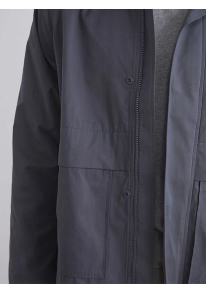 Xsıde Antrasit Fitilli Kadife Yakalı Erkek Ince Mont modelleri