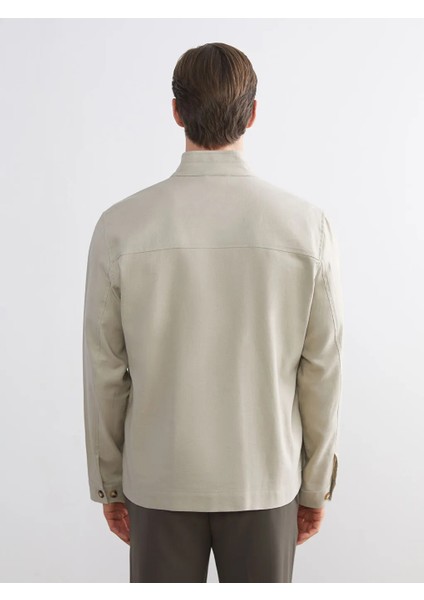 Southblue Bej Dik Yaka Uzun Kollu Erkek Mont modelleri