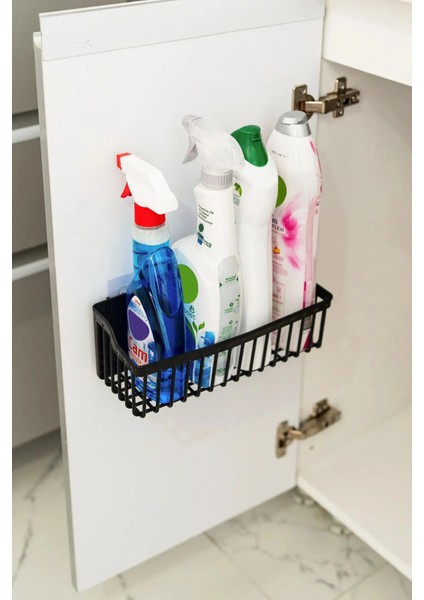 2 Li Plastik Yapışkanlı Askılı Mutfak- Banyo Rafı Düzenleyici Duş Şampuanlık modelleri