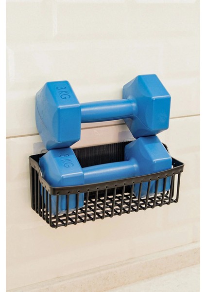 2 Li Plastik Yapışkanlı Askılı Mutfak- Banyo Rafı Düzenleyici Duş Şampuanlık indirimleri