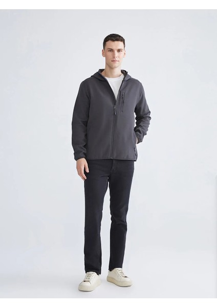 Lcwaıkıkı Classic Antrasit Standart Kalıp Kapüşonlu Erkek Mont fiyatları