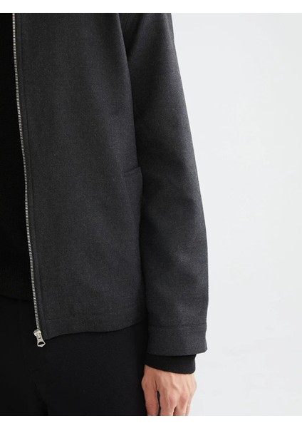 Southblue Antrasit Dik Yaka Uzun Kollu Erkek Mont modelleri