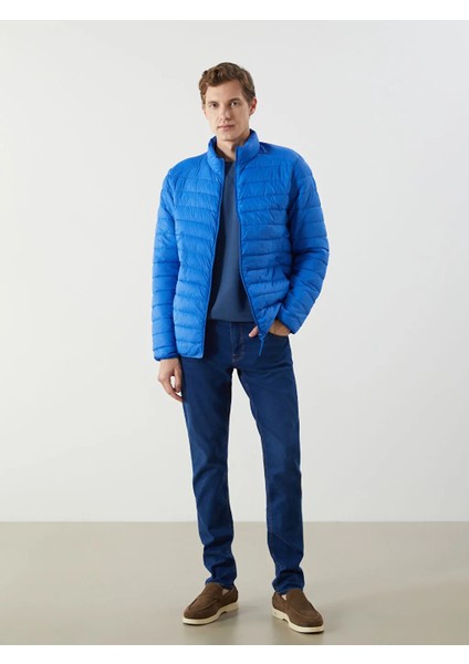 Lcw Eco Lacivert Standart Kalıp Dik Yaka Erkek Şişme Mont fiyatları