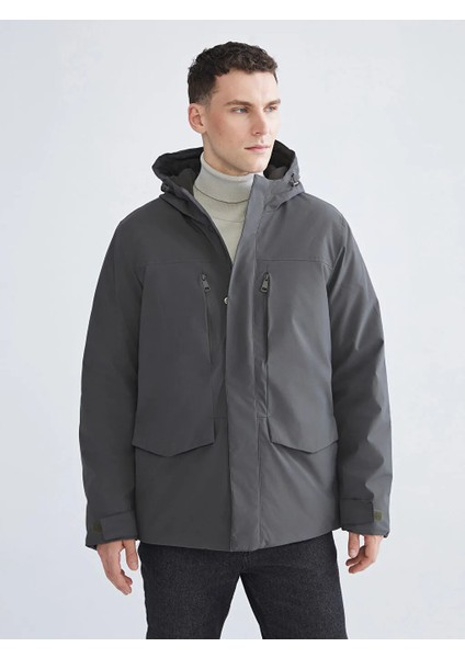 Lcwaıkıkı Classic Haki Standart Kalıp Kapüşonlu Erkek Mont fiyatları