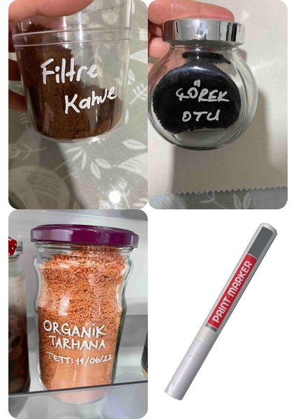 Cam Kavanoz Baharatlık Kalemi Ahşap Metal Seramik Çok Amaçlı Dekorasyon Kalem