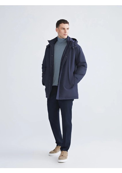 Lcwaıkıkı Classic Lacivert Standart Kalıp Kapüşonlu Erkek Mont fiyatları