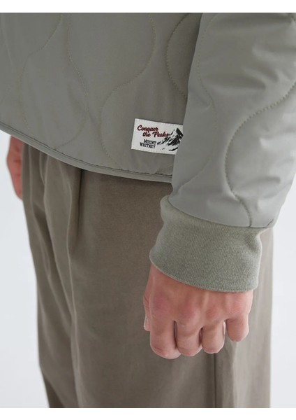 Xsıde Haki Standart Kalıp Kolej Yaka Erkek Mont fırsatları