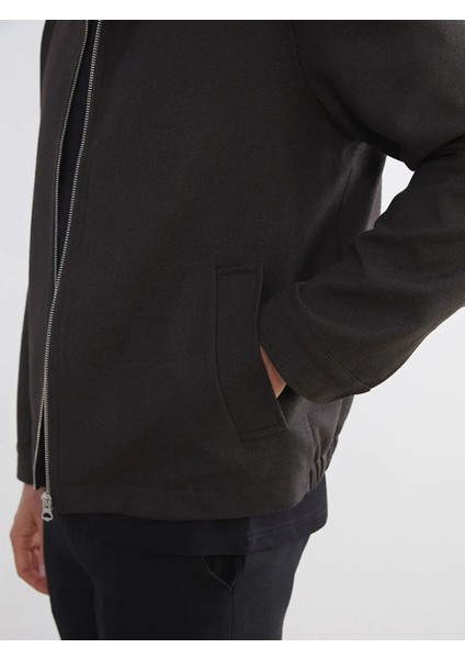 Southblue Kahverengi Dik Yaka Uzun Kollu Erkek Mont modelleri