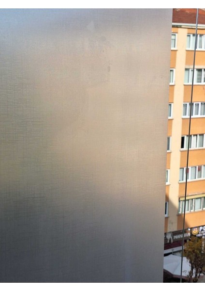 Dekoratif Şeffaf Cam Folyosu | Kendinden Yapışkanlı – Buzlu Cam Görünüm