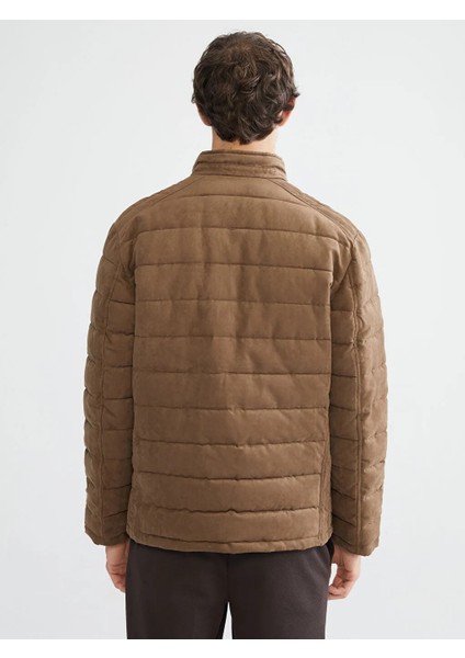 Southblue Kahverengi Slim Fit Dik Yaka Süet Erkek Mont fiyatları