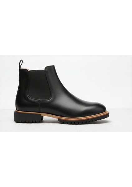 GR0423 Hakiki Deri Çift Renk Topuklu Taban Yağmur Soğuk Geçirmez Spor Klasik Üst Kalite Chelsea Bot modelleri