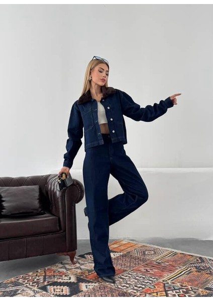 Kot Takım Yakası Kürklü