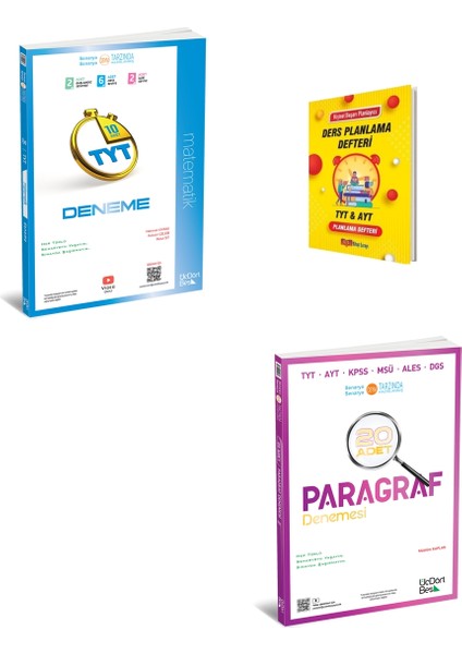 345 Tyt 2026 Matematik ve Paragraf Denemeleri + Planlama Defteri