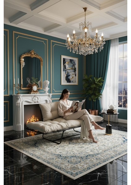 Medusa Collection – Yatak Olabilen Mekanizmalı Ikili Kanepe | Kolları Açılan Katlanır Minderli Yataklı Koltuk – Keten Krem fiyatları