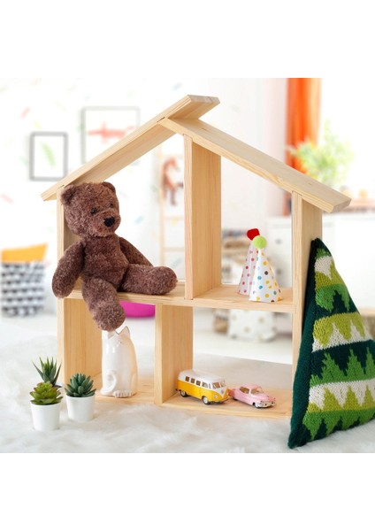hobi baby demonte ahşap oyun evi
