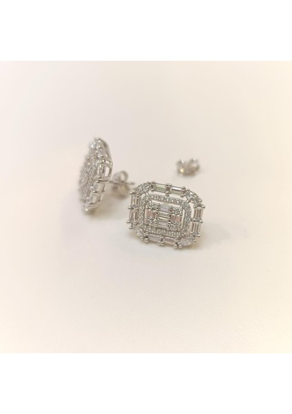 Büyük Boy Baget Taşlı Küpe 14 Ayar Altın Hd Videolu fiyatları