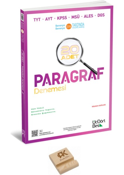 345 Tyt 2026 Paragraf Denemeleri + Telefon Standı