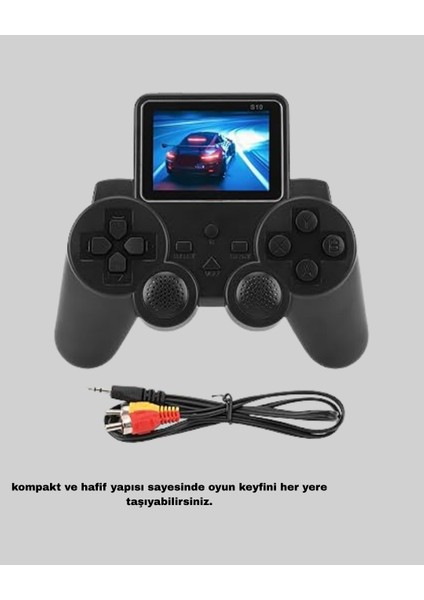 S10 Retro Oyun Konsolu Taşınabilir 2.8 Inç Ekran Ergonomik Nostalji - M999B292-N89999 indirimleri