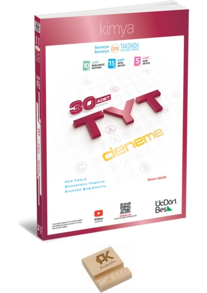 345 Tyt 2026 Kimya Denemesi + Telefon Standı