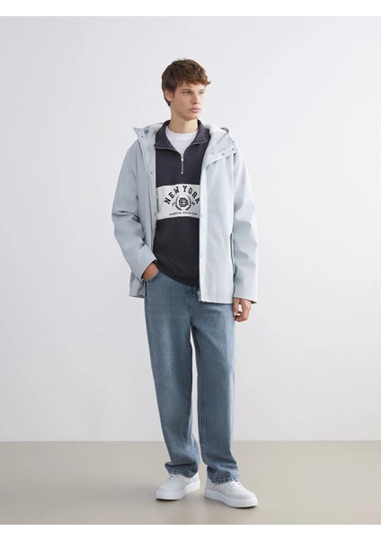 Xsıde Gri Kapüşonlu Içi Kürklü Erkek Mont fiyatları