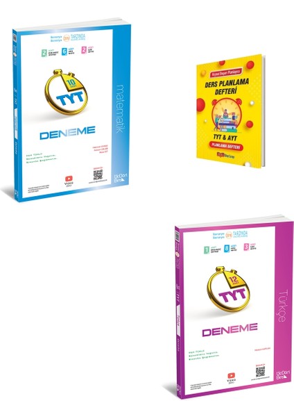 345 Tyt 2026 Matematik ve Türkçe Denemeleri + Planlama Defteri