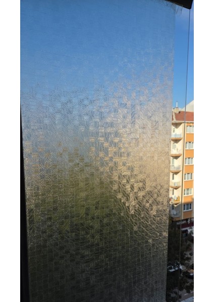 Statik Cam Filmi Buzlu Cam Desenli Folyo – Duşa Kabin, Pencere ve Ofis Dekorasyon Kaplaması fiyatları