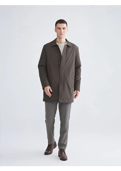 Lcwaıkıkı Classic Haki Standart Kalıp Gömlek Yaka Erkek Mont fiyatları