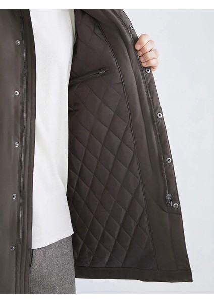 Lcwaıkıkı Classic Haki Standart Kalıp Gömlek Yaka Erkek Mont fırsatları