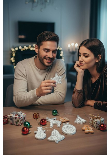 8 Modelli Taş Yılbaşı Ağacı Süsü, Yılbaşı Hediyesi, Yeni Yıl Süsü fiyatları